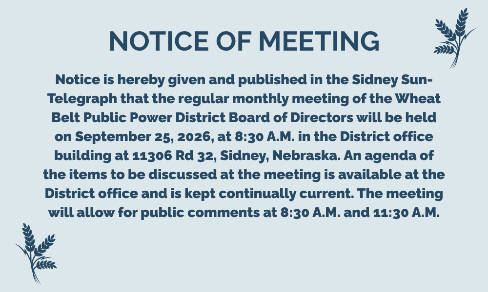 Notice of Board Meeting